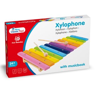 Xylophone with music book - 12 bars